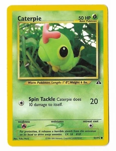 Pokémon TCG Caterpie Neo Discovery 53 Regular Unlimited Common - Picture 1 of 2