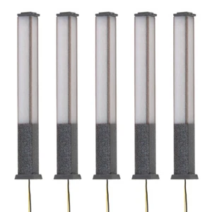 5x 1:75 Scale Model Street Light Model Courtyard Lamp Posts Warm White 1:100 - Picture 1 of 8