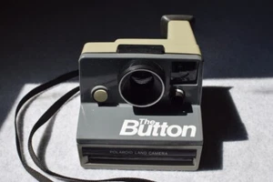 Vintage Polaroid The Button Land Camera Gray in Working Condition - Picture 1 of 14
