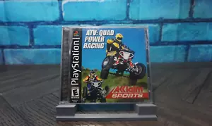 ATV: Quad Power Racing (Sony PlayStation 1 PS1, 2000) Game, Case, and Manual - Picture 1 of 2