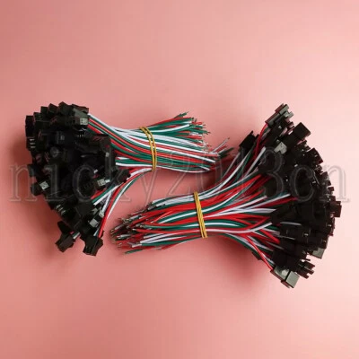 3Pin Male Female Connector Adapter Wire Cable for WS2811 WS2812B SK6812 LED - Image 1 of 4