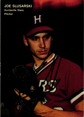 Joe Slusarski Signed 1990 Best Minor League - #203 Huntsville Stars - Image 1 of 2