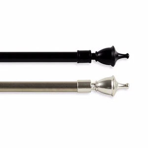 Pawn 7/16" Cafe Rod verstellbare Draperierrute 18-48" (2 Farben, 2 Größen) - 2er Set - Bild 1 von 3