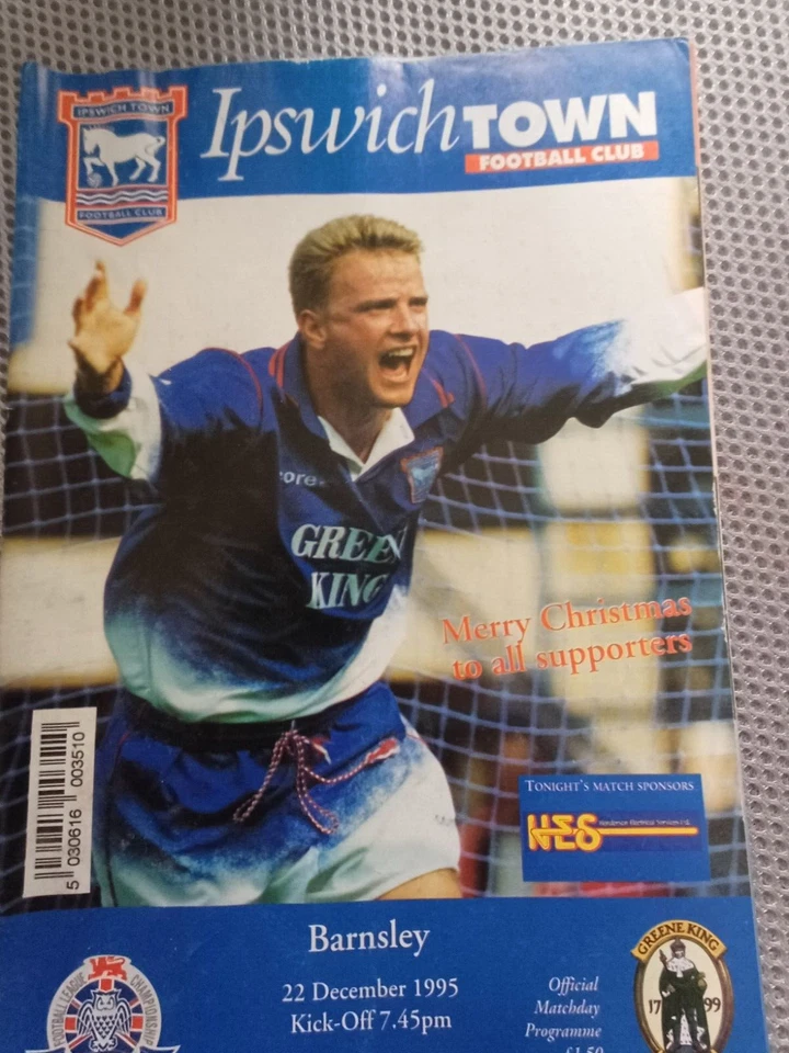 Ipswich Town v Barnsley, 1995-96 - Image 1 of 1
