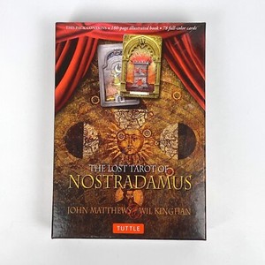 The Lost Tarot of Nostradamus Book & Complete Deck 78 cards, 2012 Edition Tuttle