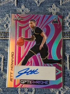 2023 Leaf OptiChrome Pink Jett Howard auto 1/8 - Picture 1 of 7