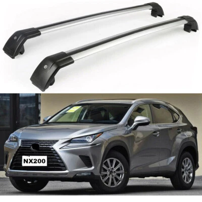 2Pcs Lockable roof crossbars cross bar Rack fits for Lexus NX NX200 NX300h 2015+ Foto 1 de 4