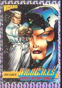 TARJETA DE PROMOCIÓN DE FRONTERA PRISMÁTICA 1992 REVISTA WIZARD SERIE 2 7 WILDC.A.T.S WILDCATS - Imagen 1 de 1