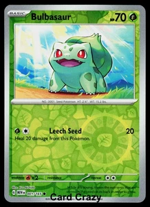 Bulbasaur 001/165 Reverse Holo SV: Scarlet & Violet 151 [Near Mint] - Picture 1 of 1
