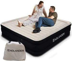 Englander California King Air Mattress w/ Built-in Pump – 20” High, 800lb - Picture 1 of 7