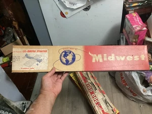 VINTAGE MIDWEST LiL-Omega Stunter RC BALSA PLANE KIT RARE NOS KIT - Picture 1 of 4