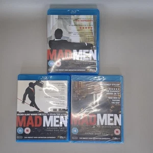 Mad Men Blu Ray Complete Seasons 1-3 Region B Very Good - Picture 1 of 2