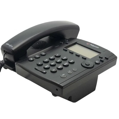 Polycom VVX 310 Phone Lan IP Poe Voip 6 Lines Gigabit Aziendal Reconditioned - Image 1 of 4