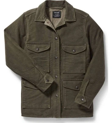 FILSON Women’s Point Hope Moleskin Jac-Shirt Olive 20076960 Size M - Image 1 of 4