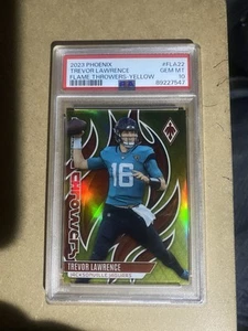 Phoenix #FLA-22 2023 Trevor Lawrence PSA 10 lanzallamas amarillo, 39/75 - Imagen 1 de 2