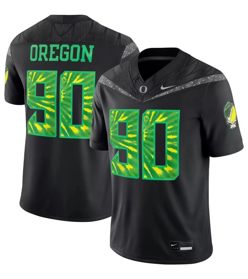 Nueva camiseta Nike Oregon Ducks Grateful Dead #90 talla L nueva con etiquetas Foto 1 de 3
