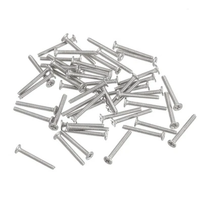 M1-0.25 X 8 mm 100pcs Diriger Vis Conduire Vis Matériel Attache pour Meubles - Photo 1/4