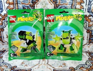Nuovo LEGO Mixels Serie 3 Verde SET DI DUE: Glurt 41519, Torts 41530, SIGILLATO - Foto 1 di 4