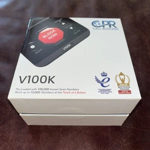 CPR V100K Call Blocker for Landline Phones Stop All Robocalls Unwanted Calls - Zdjęcie 1 z 5