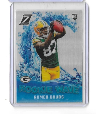 ROMEO DOUBS 2022 PANINI ZENITH ROOKIE WAVE RC PACKERS - Image 1 of 2