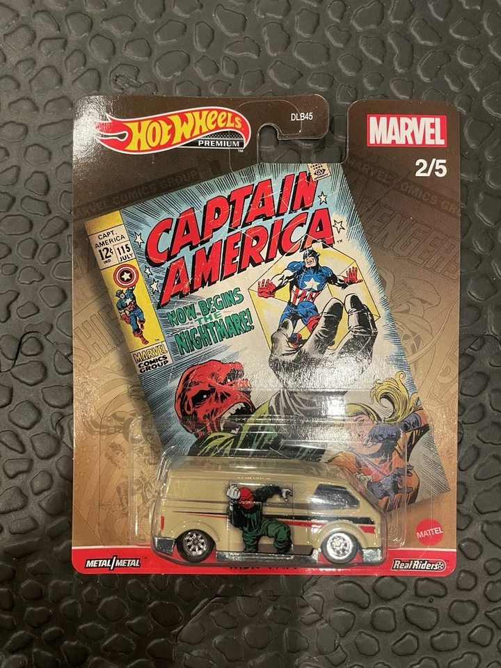 Hot Wheels Premium Marvel Captain America MBK Van #2/5 - Image 1 of 2