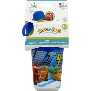 The First Years Sippy Cups, Disney Pixar Cars 2, 10 oz, 9M+ - Imagen 1 de 4