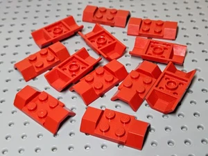 Placa Lego con arco de rueda 4x2x2/3 guardabarros sin pernos [3787] rojo x12 - Imagen 1 de 7
