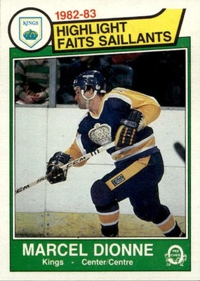 1983-84 O-Pee-Chee SET BREAK #151 Marcel Dionne HL NMMT - Image 1 of 2