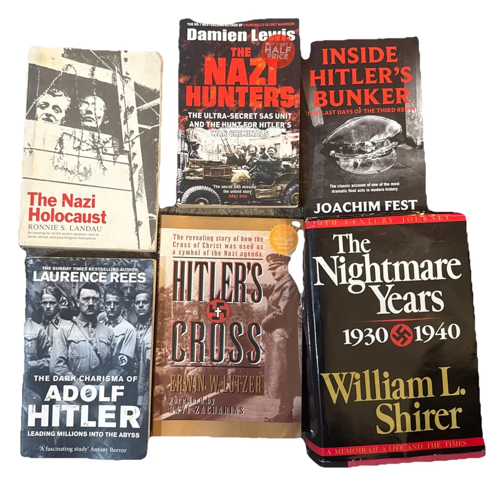 Hitler World War WW2 Book Lot Of 6 Germany Combat & holocaust history Military  Foto 1 de 1
