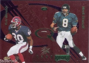 Mark Brunell Moulds Bates 1997 Playoff Absolute Leather Quads Gold Redemption SP - Picture 1 of 1