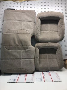 93-02 Chevy Camaro Rear Seats Tan Cloth Oem Nice - Picture 1 of 12