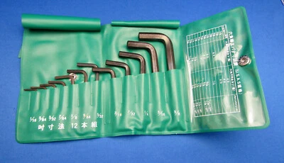 KANAME カナメ Vintage No.106 12 pc.HEX/ALLEN KEY SET  Made In Japan UNUSED COND.#4 - Image 1 of 4