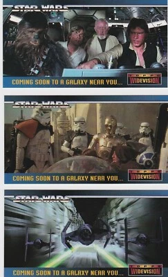 ПРОМО КОЛЛЕКЦИОННЫЕ КАРТОЧКИ 1994 STAR WARSWIDEVISION SWP1-SWP3 - Изображение 1 из 2