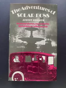 The Adventures of Solar Pons, by August Derleth - 1975 - 1st UK Ed HC Book DJ - Picture 1 of 14