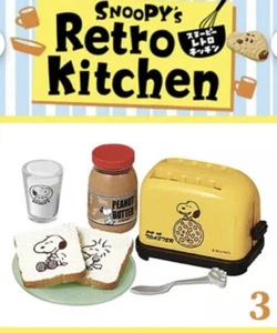Juego completo de cocina retro Re-ment Snoopy 2015 #3 - Imagen 1 de 4