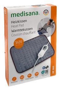 Medisana Heizkissen Wärmekissen 40 x 30 cm flauschig weich 3 Stufen 100Watt grau - Bild 1 von 1