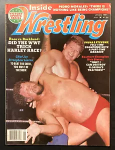 Inside Wrestling JAN 1981 Harley Race Backlund Iron Sheik Dick Slater Snuka - Picture 1 of 5