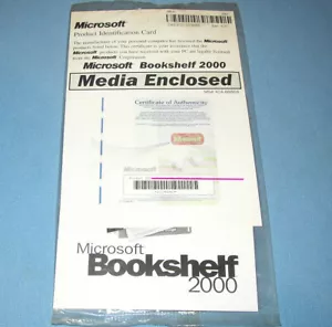Microsoft Bookshelf 2000 Encarta Reference Suite Enzyklopädie Atlas Wörterbuch + - Bild 1 von 4