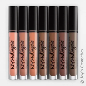 1 NYX Lip Lingerie Liquid Lipstick Matte - 3 Piece Set "Pick Your 1 Set" *Joy's* - Picture 1 of 7