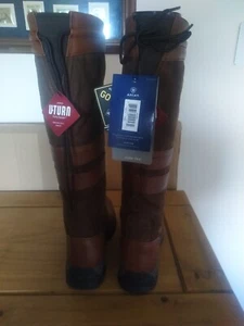 Ariat Braemar, size 5, gore-tex lined, chestnut brown. - Picture 1 of 10