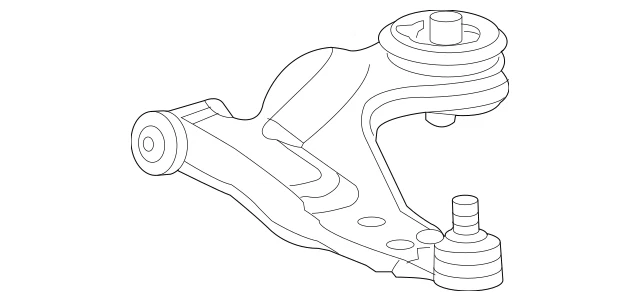 Genuine Jaguar X-Type 2002-2008 Left Lower Suspension Control Arm Part# C2S46700 - Изображение 1 из 1