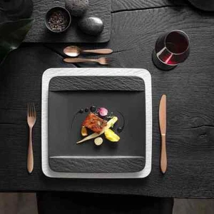 Square Flat Plate by Villeroy & Boch - Manufacture Rock - Picture 1 of 10