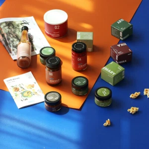 Fondo de fondo de fotografía de color liso Morandi papel de PVC utilería de tiro de alimentos - Imagen 1 de 27