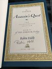 Farseer Trilogy: Assassin's Quest (the Illustrated Edition) By Robin Hobb SIGNED