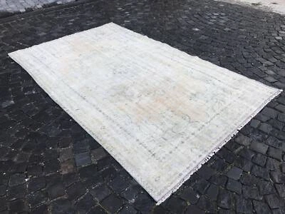 Turkish Antique rug Bohemian Area rug Oushak rug Vintage Rug Handmade Wool rug - Image 1 of 4