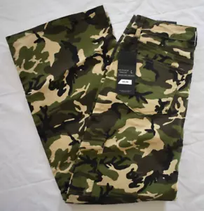 American Bazi Women's High Rise Cargo Camo Pants RJH-9164CM Size L - Picture 1 of 6