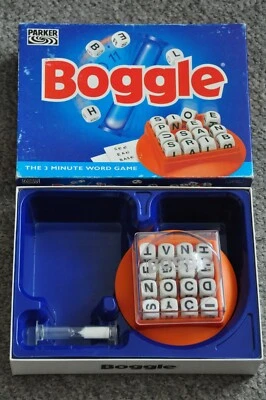 Vintage Boggle Word Game by Parker - Image 1 of 4