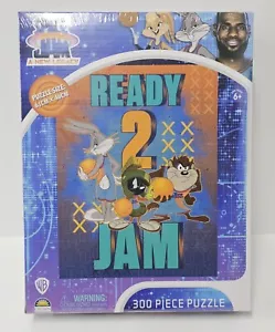 Space Jam Jigsaw Puzzle Ready 2 Jam 300pc *NEW & SEALED* LeBron Looney Tunes - Picture 1 of 6