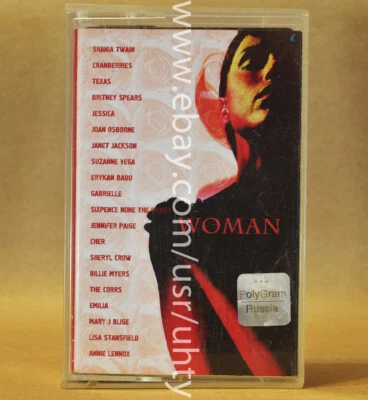 VA WOMAN RARE UKR ORIGINAL TAPE CASSETTE TWAIN CRANBERRIES SPEARS VEGA CHER BADU - Image 1 of 3