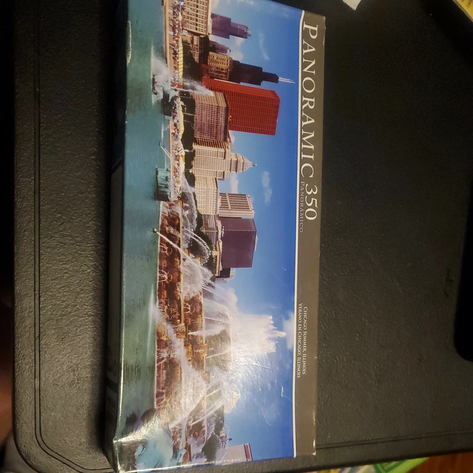 Panoramic Chicago Skyline 350 Pieces Jigsaw Puzzle Bag 18”x7”. #7030